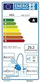 AEG VX6-1-FFP Staubsauger mit Beutel EEK A (700 Watt, inkl. Hartbodendüse, 9 m Aktionsradius, Softräder, 3,5 Liter Staubbeutelvolumen, Hygiene Filter E12) braun - 