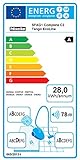 Miele Complete C2 Tango EcoLine Bodenstaubsauger / A / Mangorot / 6-stufiger Drehregler / AirClean-Filter / SBD 290-3 / 10 m Aktionsradius / Integriertes Zubehör - 