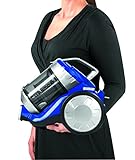 Cleanmaxx 09897 Zyklon-Staubsauger | 700 W | Beutellos | Haushaltsreinigung | Power 3000 | Bodenreinigung, Für Alle Böden, blau / silber - 