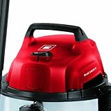 Einhell Nass Trockensauger TH-VC 1820 S (1250 W, 180 mbar, 20 l, Edelstahlbehälter, 1,5 m Saugschlauch, umfangreiches Zubehör) - 