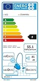 AEG Vampyr CEANIMAL Staubsauger mit Beutel EEK F (1500 Watt, Beste Reinigungsklasse auf Hartböden, 3 Düsen davon 2 Spezialdüsen zur Tierhaarentfernung, inkl. Zubehör) rot - 