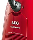 AEG Vampyr CEANIMAL Staubsauger mit Beutel EEK F (1500 Watt, Beste Reinigungsklasse auf Hartböden, 3 Düsen davon 2 Spezialdüsen zur Tierhaarentfernung, inkl. Zubehör) rot - 