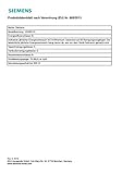 Siemens VS06B110 Bodenstaubsauger synchropower mit Beutel, highPower Motor, powerSecure System, Fugen- und Polsterdüse, nordkapblau / metallic - 