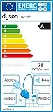 Dyson DC33c Origin beutelloser Staubsauger inkl. umschaltbarer Bodendüse mit Saugkraft-Regulierung, Kombi- & Polsterdüse / Bodenstaubsauger mit Energieeffizienzklasse A - 