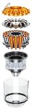 Dyson DC33c Origin beutelloser Staubsauger inkl. umschaltbarer Bodendüse mit Saugkraft-Regulierung, Kombi- & Polsterdüse / Bodenstaubsauger mit Energieeffizienzklasse A - 