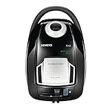 Siemens VSQ4GP1264 Q 4.0 Bodenstaubsauger EEK D (green power allergy, 5 L Staubbeutelvolumen, inklusive umfangreichem Zubehör) schwarz - 