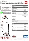 Dirt Devil DD2225-0 rebel25HE Singlecyclone Staubsauger EEK A (700 W Hocheffizienzmotor, 2,7 L, HEPA Media Ausblasfilter, 3-in-1 Kombidüse am Schlauch, ohne Beutel) polarweiß - 