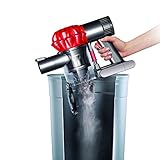 Dyson DC62 beutel- & kabelloser Staubsauger inkl. schmaler Elektrobürste mit Nylonborsten & Carbonfasern und Fugendüse / Handstaubsauger mit Lithium-Ionen Akku, Wandhalterung & Ladestation - 