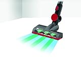 Dirt Devil DD698-1 Cavalier Kabelloser multifunktionaler Akku-Handstaubsauger ohne Beutel, 21,6 V Li-Ion, Turbobürste, 3-in-1 Kombidüse, silber / rot - 